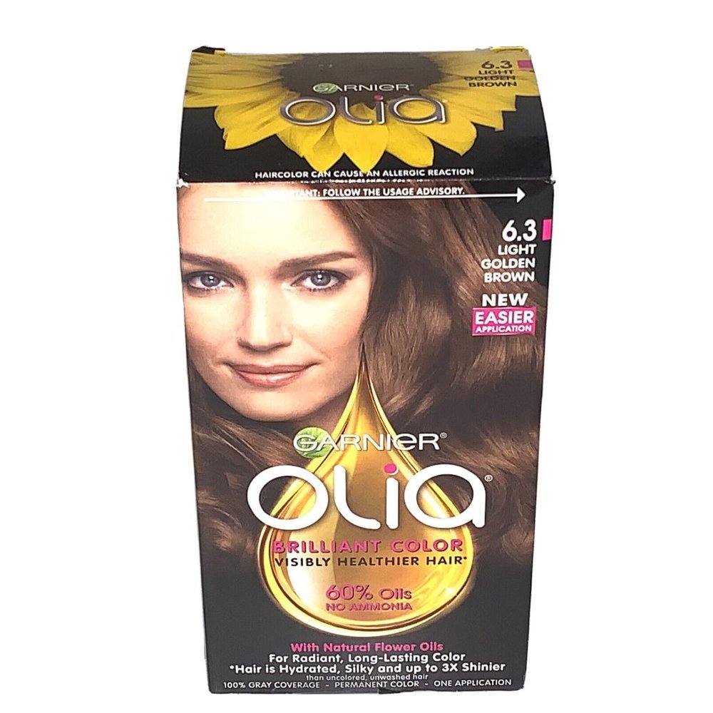 Garnier Olia Brilliant Hair Color 6.3 Light Golden Brown